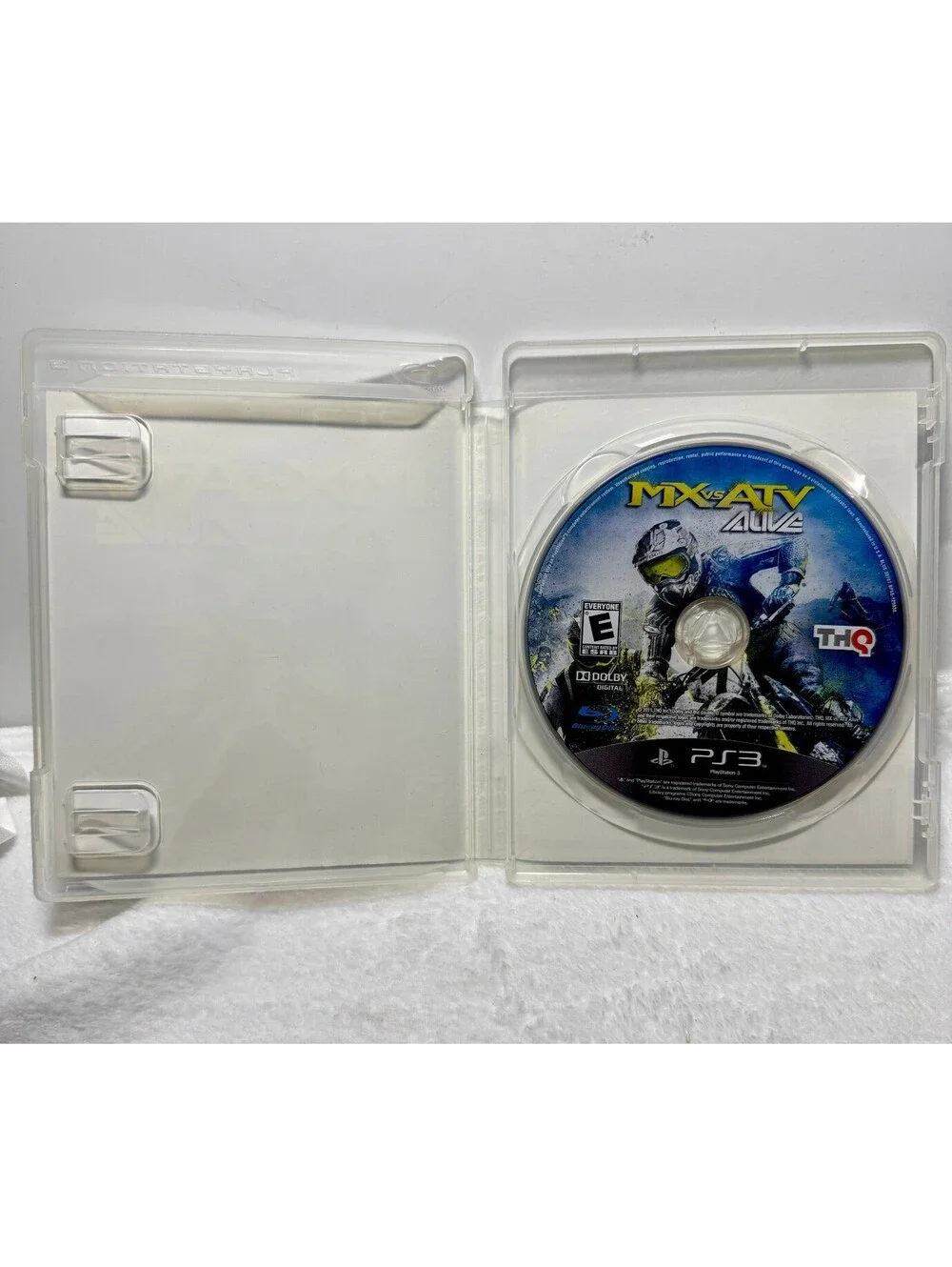 MX vs ATV Alive PS3 PlayStation 3 Complete CIB Genuine THQ Motocross